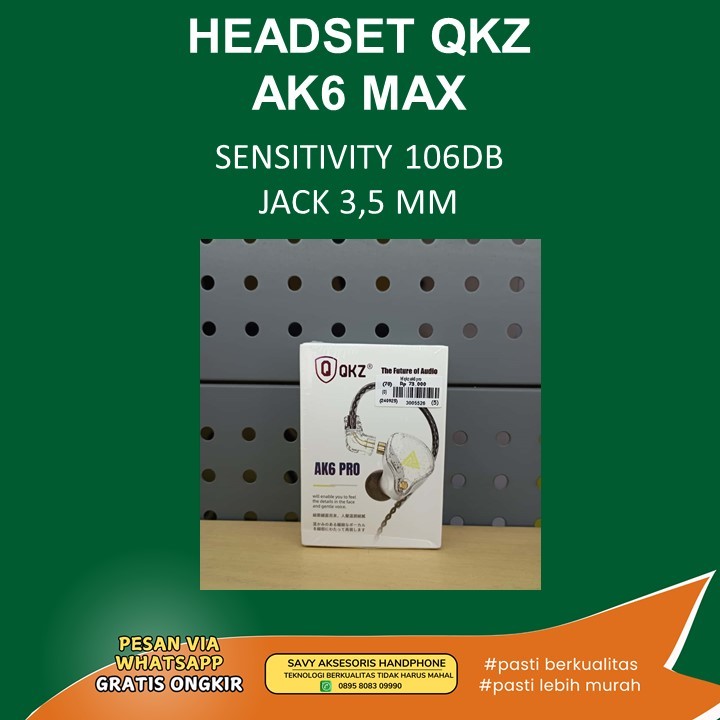 HEDASET KABEL QKZ AK6 MAX