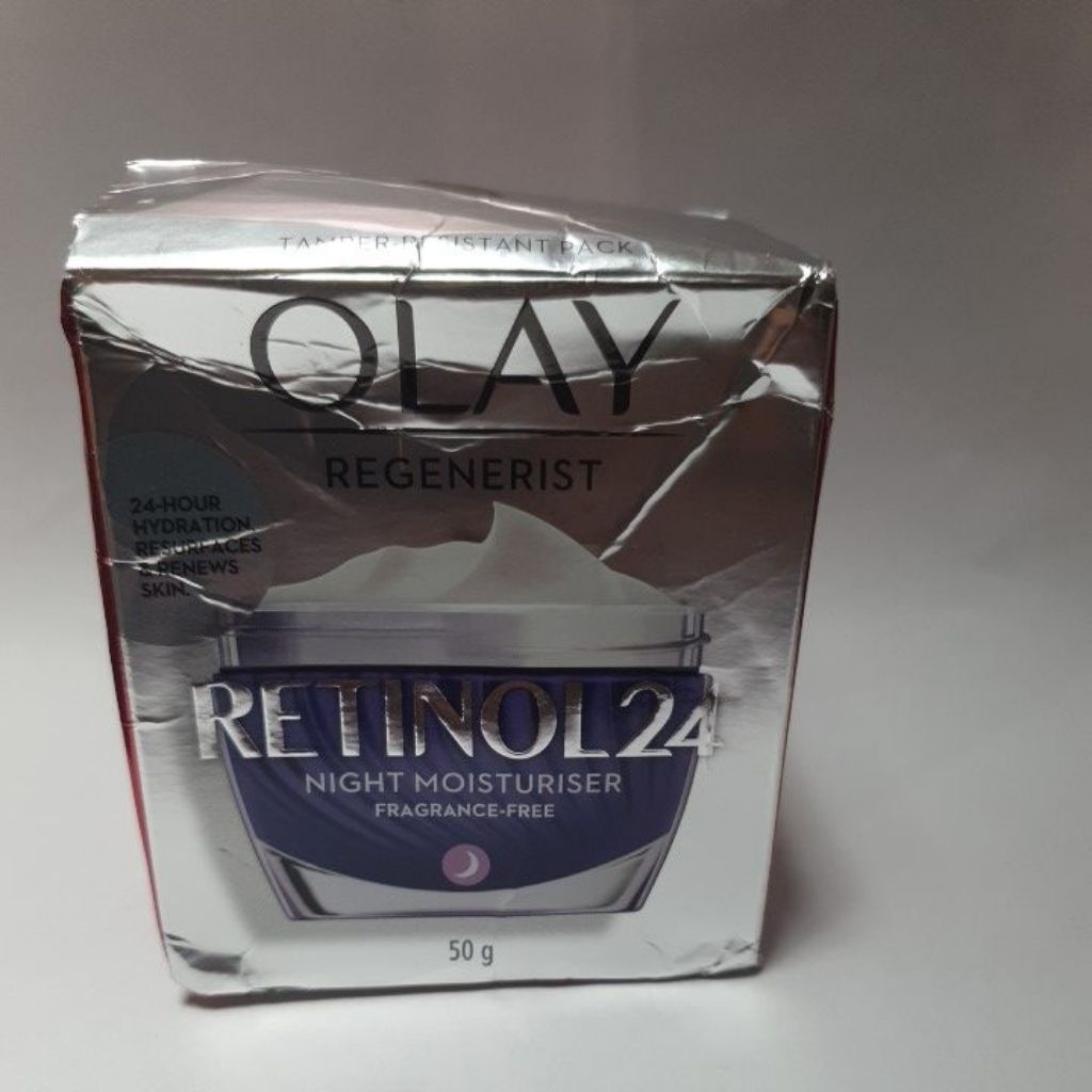 Olay Regenerist Retinol 24 Night Moisturiser Fragrance Free 50g
