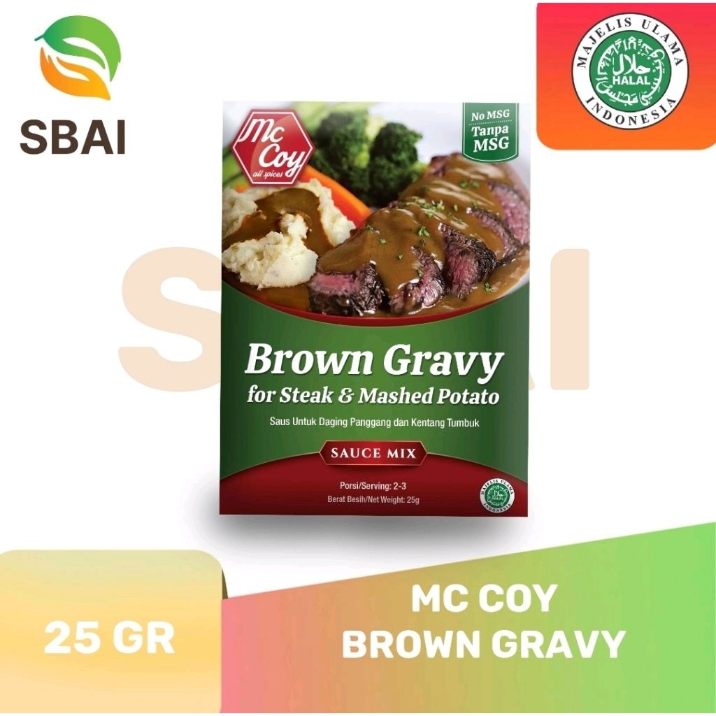 Mc Coy Brown Gravy / Steak Sauce Brown Gravy HALAL