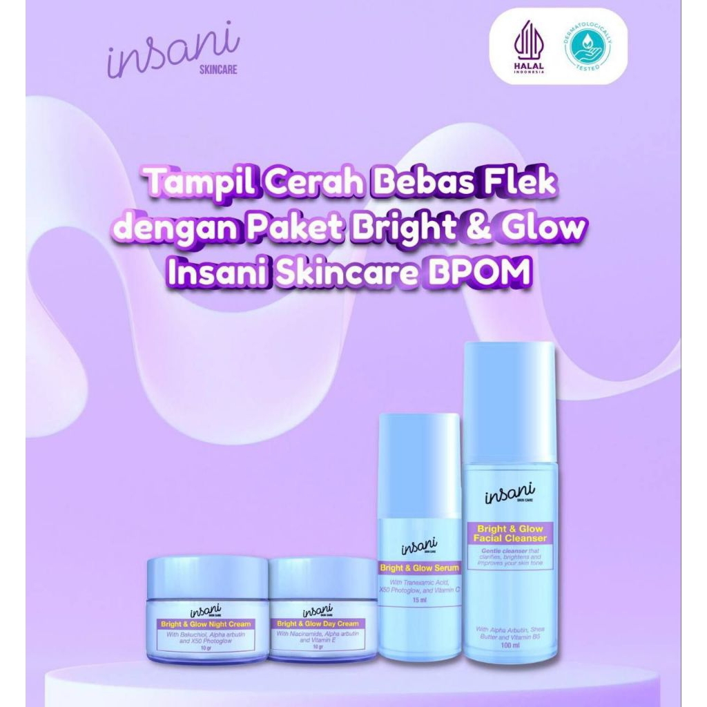 INSANI GLOW SKINCARE BEBWHITE C GLOW FORTE / GLOW BPOM