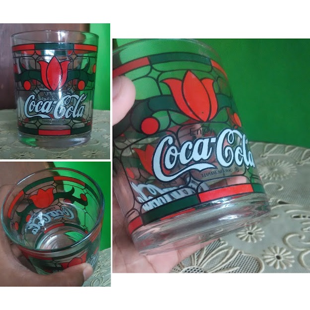 GELAS COCA-COLA VINTAGE JADUL Warna Hijau Limited Edition