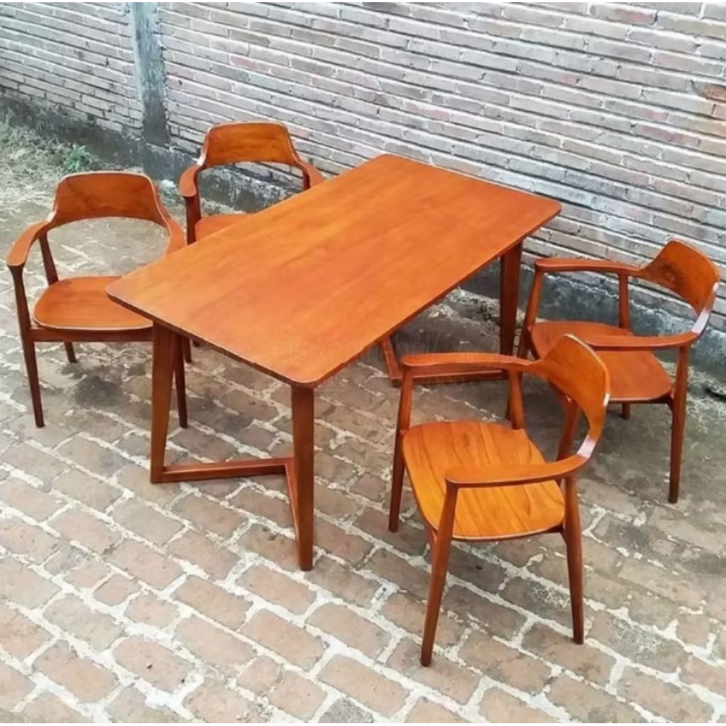 Meja makan minimalis meja makan kayu meja makan cafe meja makan kayu minimalis
