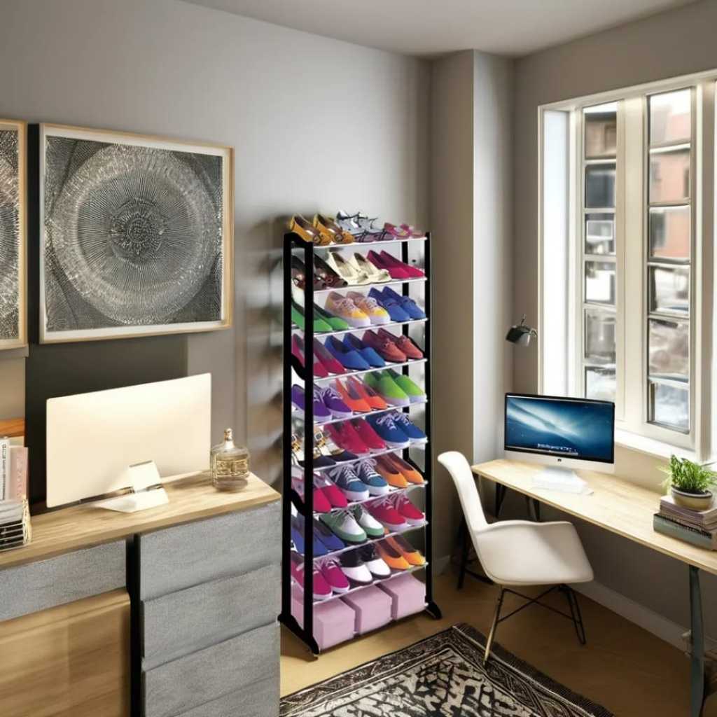 Rak Sepatu Minimalis Rak Hijab Rak Penyimpanan Rak Serbaguna Rak Jilbab