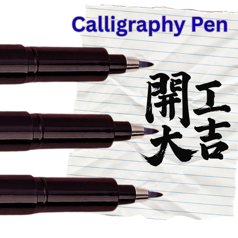 Calligraphy Pen / Pulpen Kaligrafi Pena Kaligrafi Tinta Pigmen - Chinese Calligraphy Brush Pen Tebal