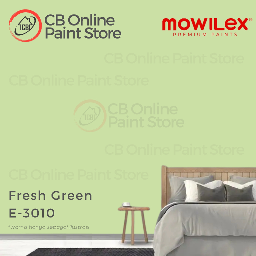 CAT TEMBOK MOWILEX - FRESH GREEN E-3010 - GALON