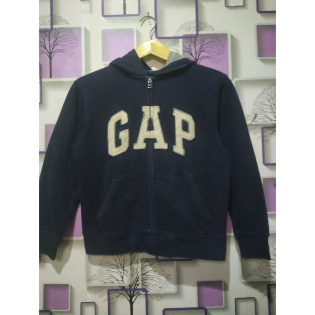 Hoodie Zipper gap anak second
