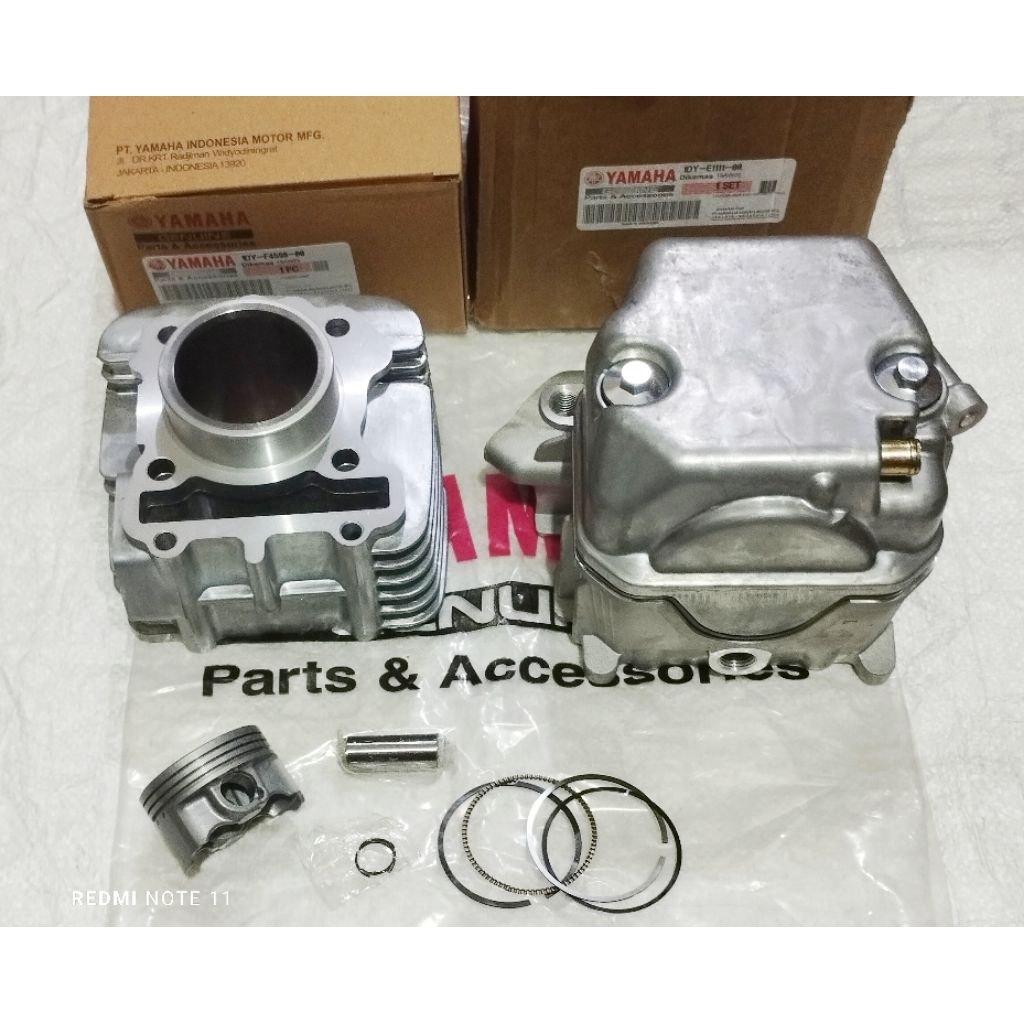 BLOCK BLOK SEHER KOMPLIT PLUS BLOK HEAD ASSY JUPITER Z1 INJEKSI VEGA FORCE INJEKSI JUPITER Z ONE INJ