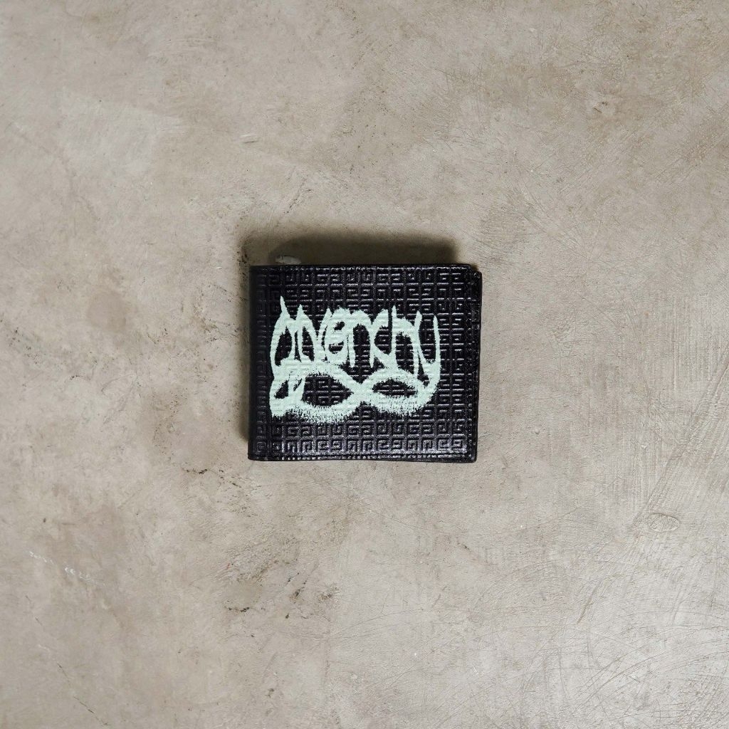GIVENCHY 4G Pattern Graffiti Wallet in Black