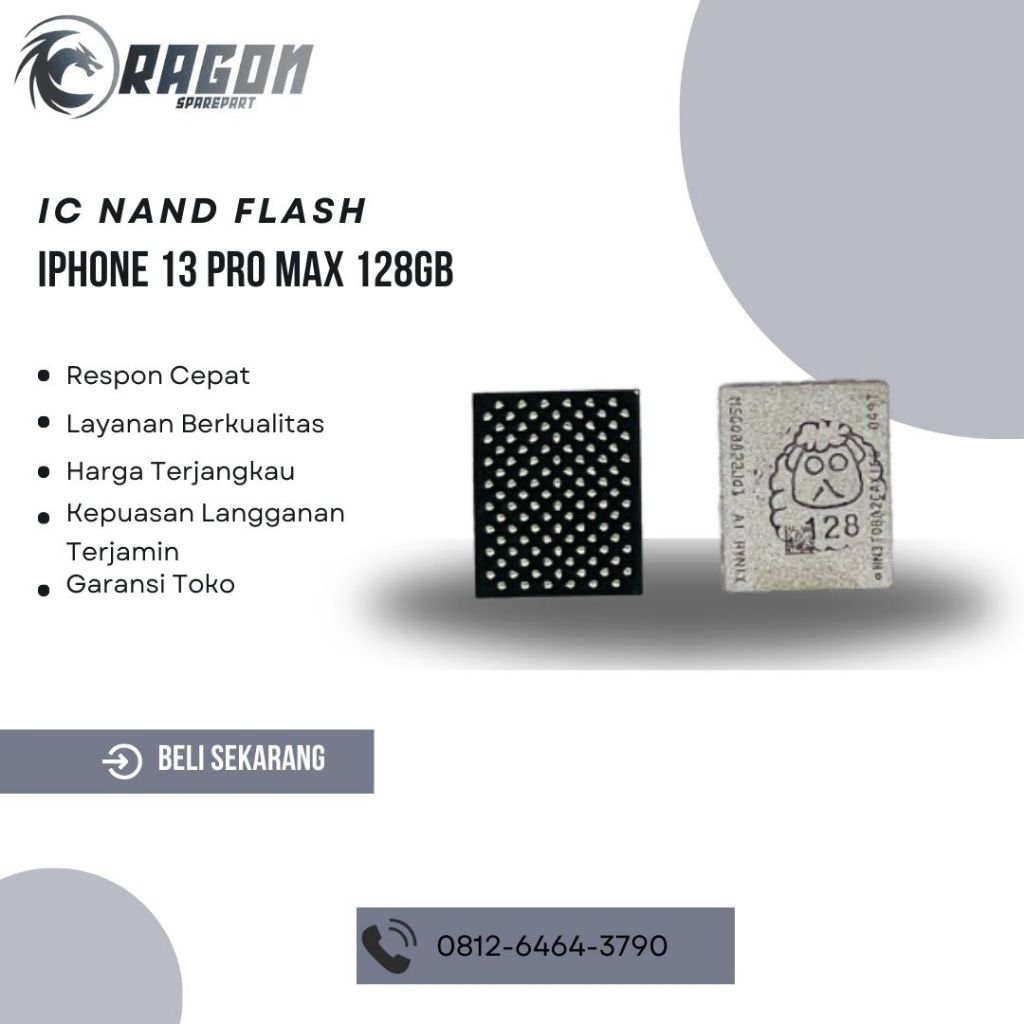 IC NAND FLASH IP 13 PRO MAX 128GB/256GB/1TB ORIGINAL NEW