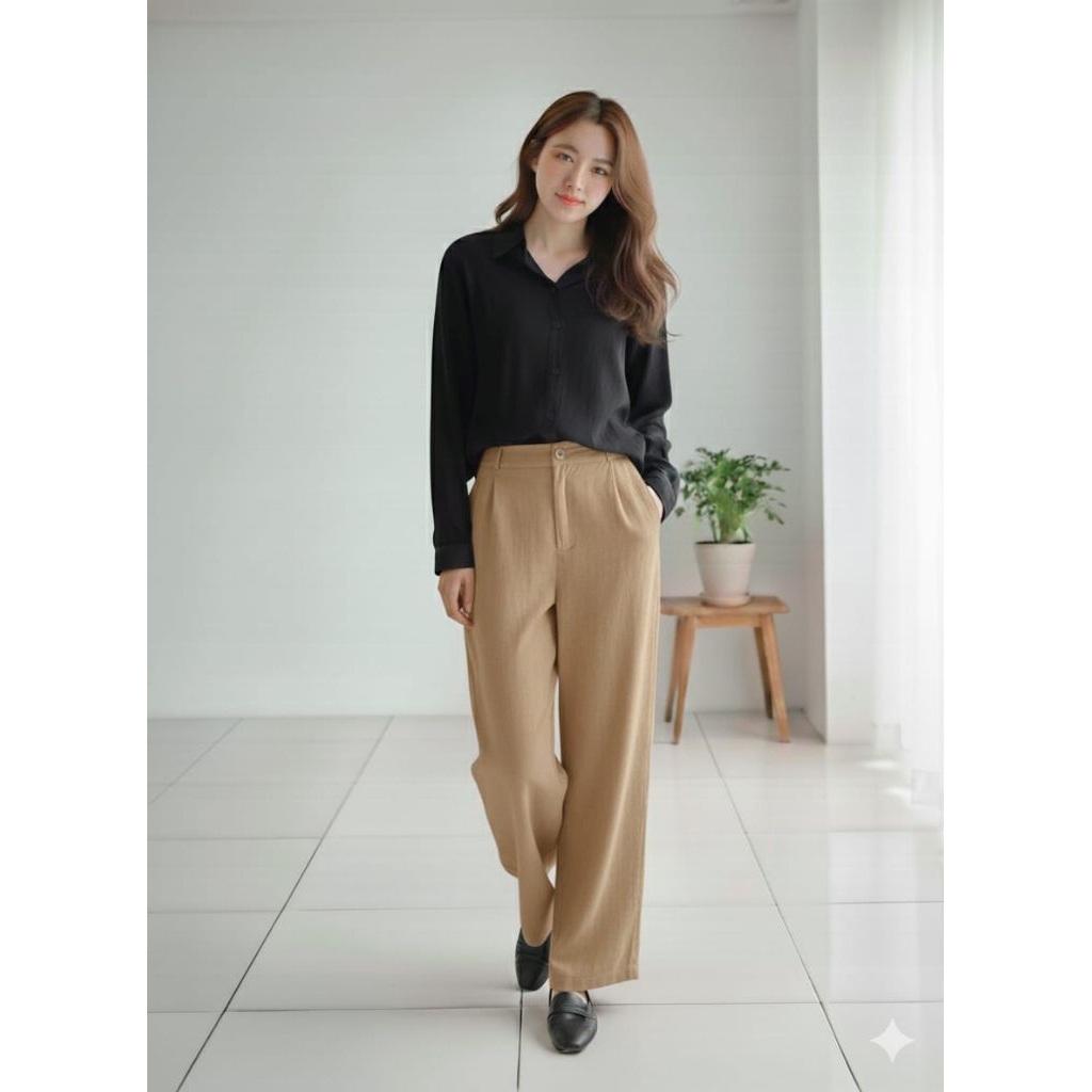 celana panjang kulot  wanita celana panjang kulot perempuan celana panjang kulot cewek celana panjan