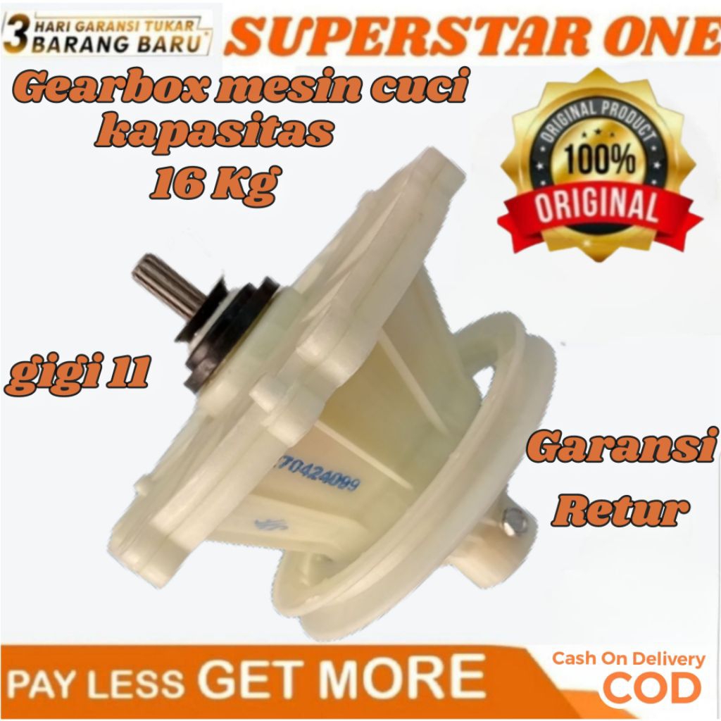 Gearbox/girbox/gearbok/girbok mesin cuci LG kapasitas 16kg/16 kg
