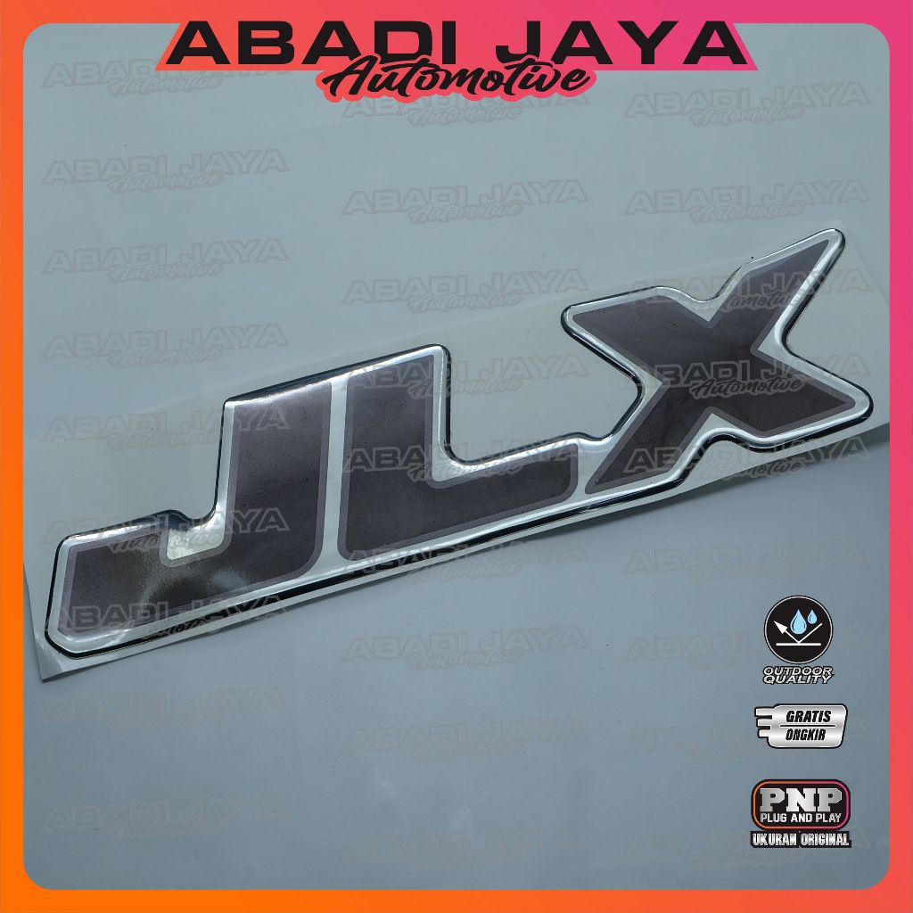 emblem timbul JLX suzuki vitara escudo / emblem bagasi JLX suzuki vitara escudo
