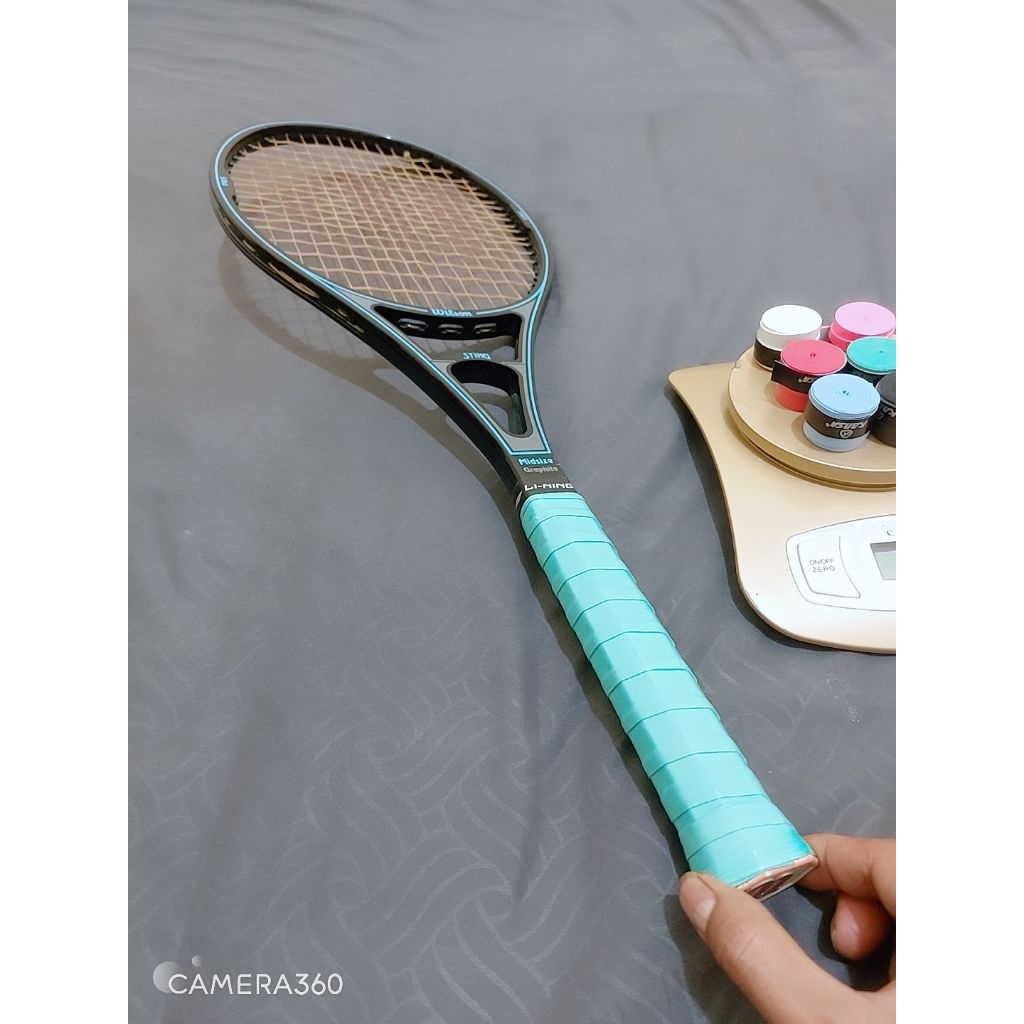 RAKET TENIS ORIGINAL WILSON STING GRAPHITE MIDSIZE BEKAS MASIH BAGUS SIAP SMASH