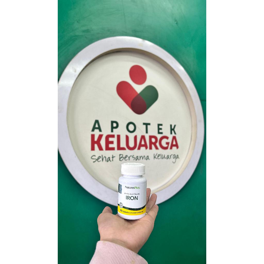 NATURE'S PLUS IRON 90 Tablet VITAMINPENAMBAHZATBESI