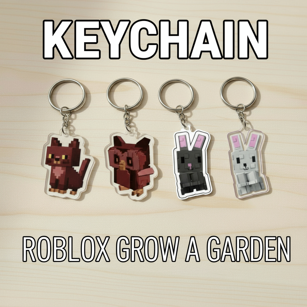 Gantungan Kunci ROBLOX GROW A GARDEN – PET Series – 1PCS