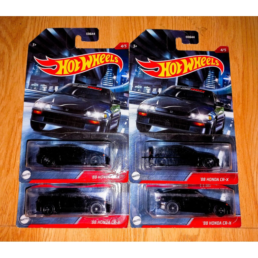 Hotwheels honda crx hitam