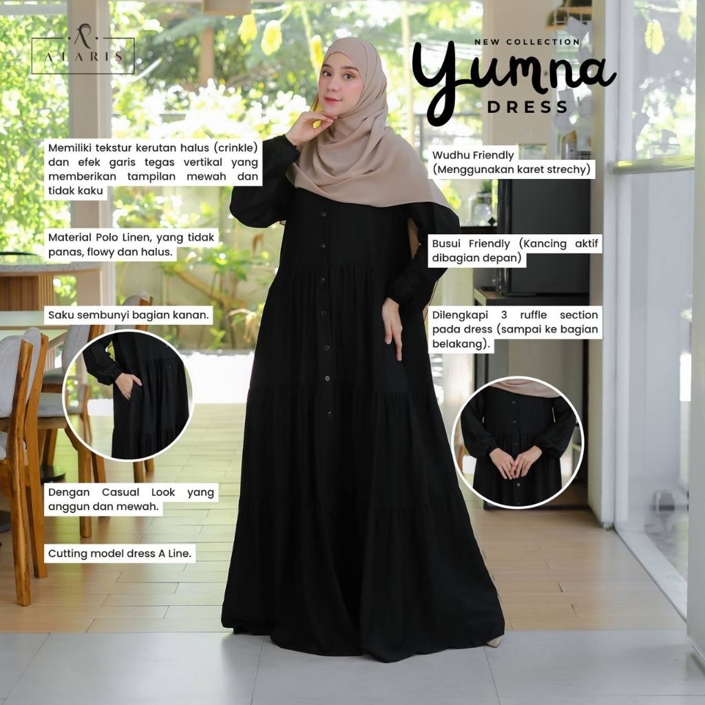 Najmu Gamis Yumna Dress