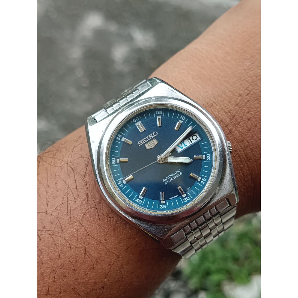 Seiko 5 Blue Dial 7S26A