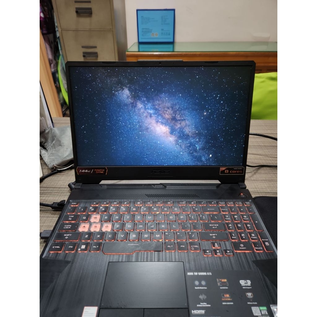 LAPTOP GAMING ASUS TUF A15 FA506QM RYZEN 7 5800H RTX 3060 RAM 16GB SSD 1TB PEMAKAIAN PRIBADI MULUS