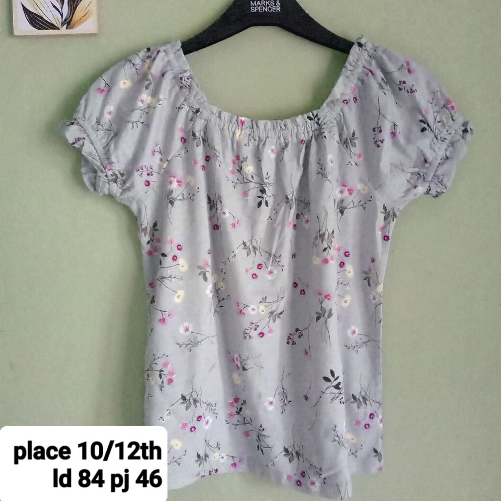 baju sabrina anak perempuan