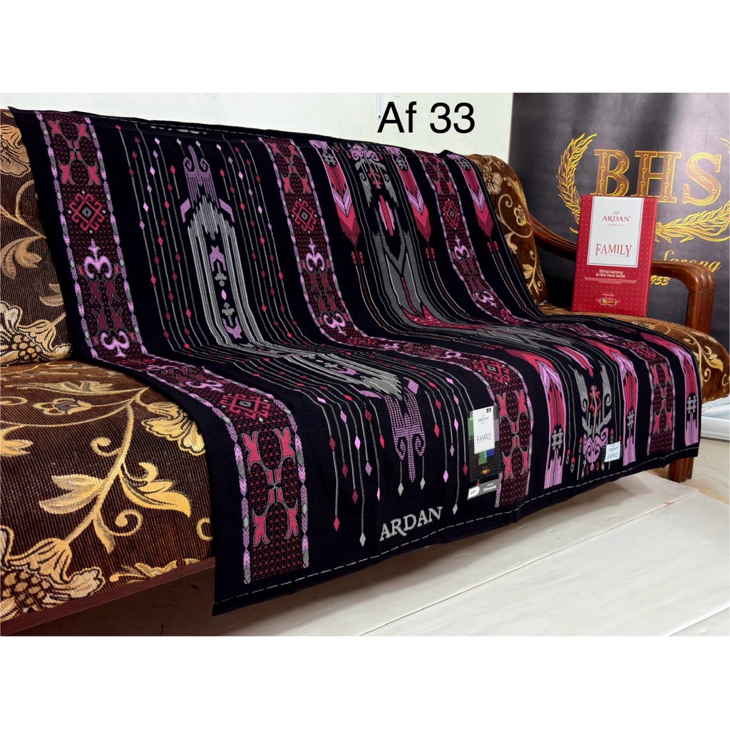 Sarung Ardan FAMILY BRILIANT GOLD KEMASAN BOX ARDAN STAR Songket ORIGINAL 100% SARUNG MURAH