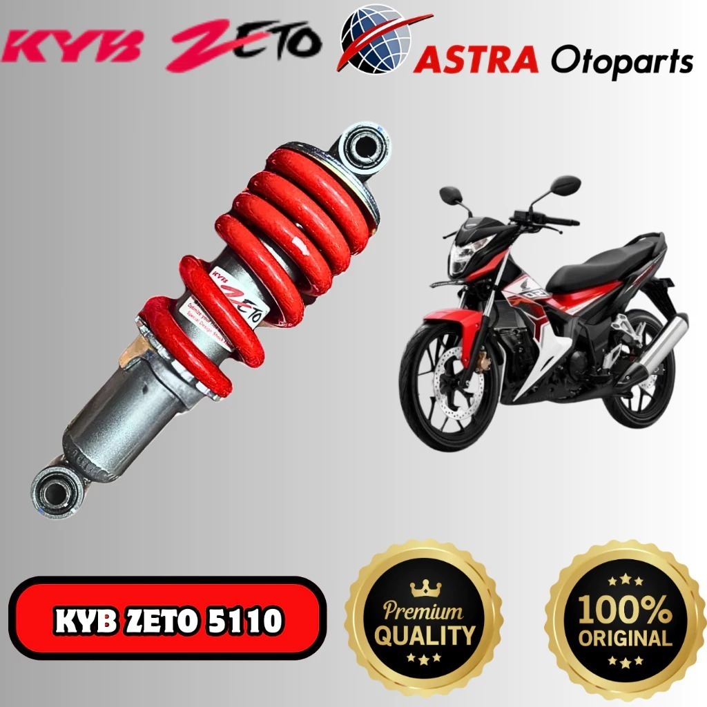 (ZT5110) MONO SHOCK MOTOR HONDA SONIC 150 KYB ZETO ORIGINAL KAYABA SHOCKBREAKER BELAKANG KYB Kayaba