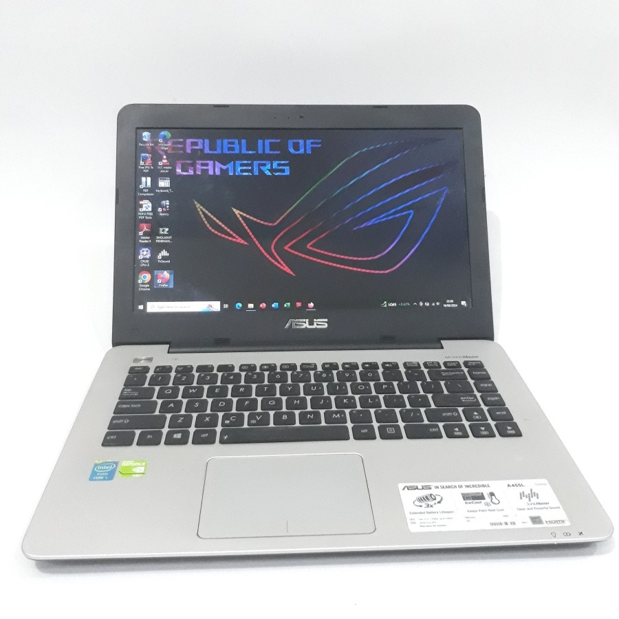 Laptop -Gaming -Desain - ASUS Core I7 Gen5 Dual Vga Nvdia Geforce 2Gb Ssd 512Gb Ram 8Gb