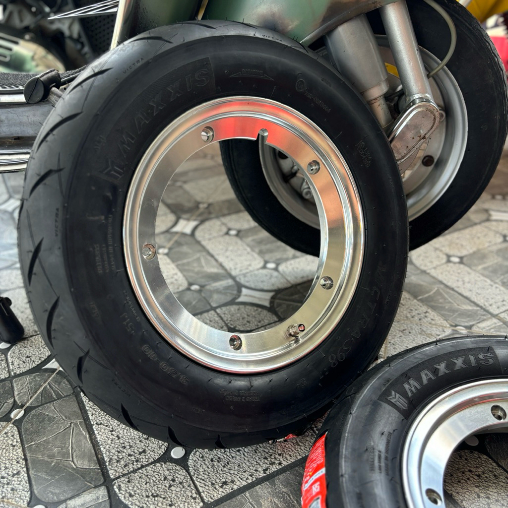 Paket BAN MAXXIS Victra x VELG SIP AFR Set Vespa Ring10