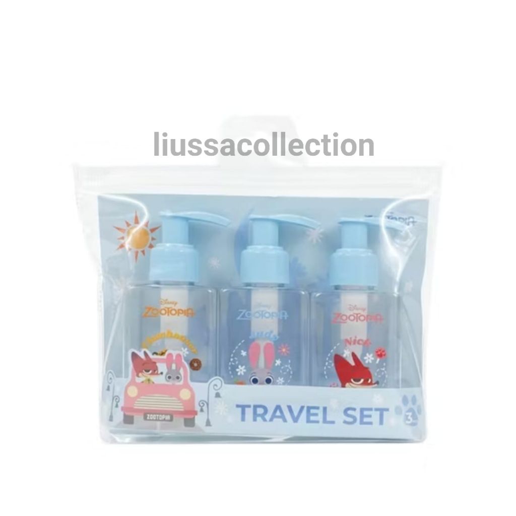 Travel Kit OHSOME - Zootopia Travel Bottle (Set 3 pcs)