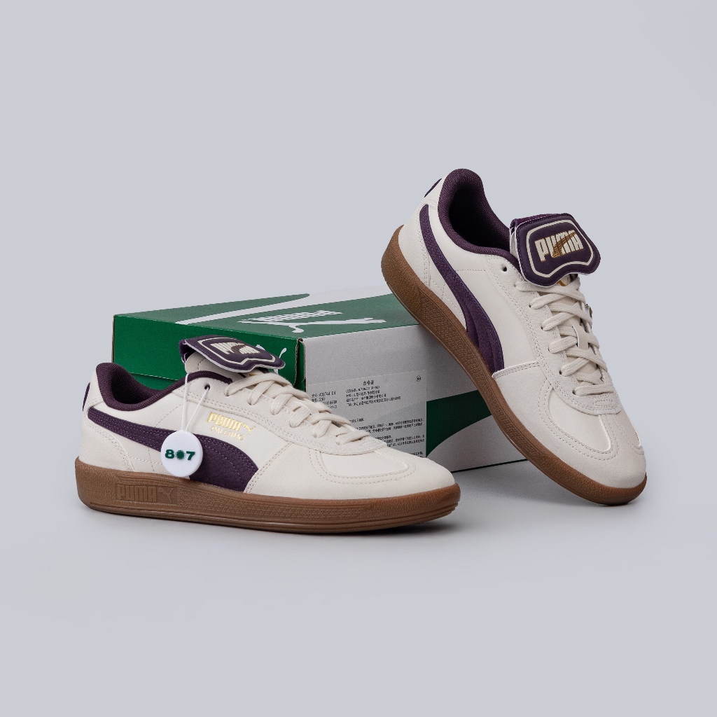 Puma Palermo Premium Alpine Snow Midnight Plum