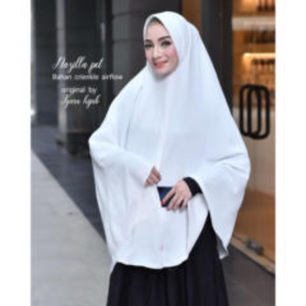 HIJAB  KHIMAR SYARI RESLETING NAZILLA CRINKLE AIRFLOW
