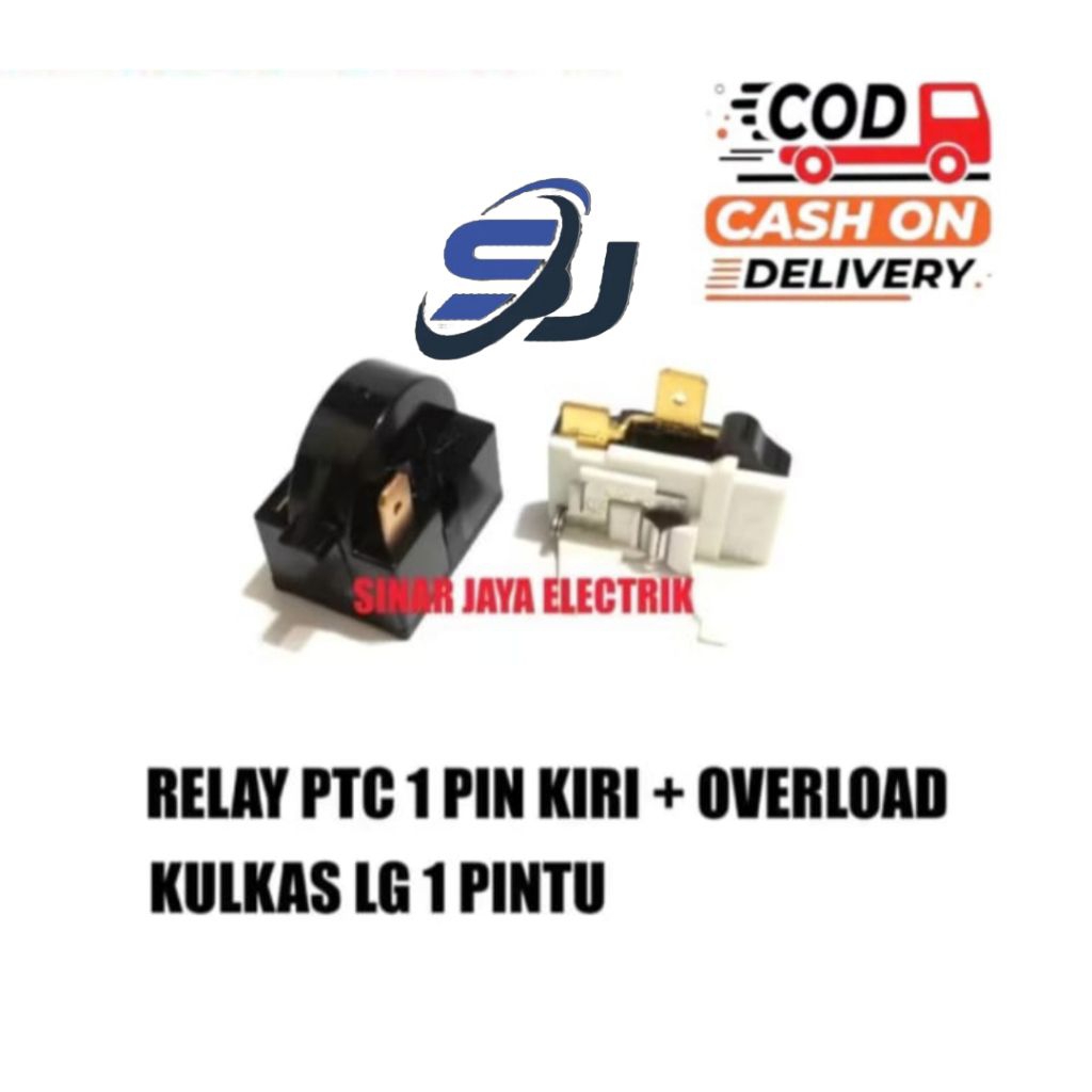 RELAY PTC OVERLOAD KULKAS LG 1 PINTU