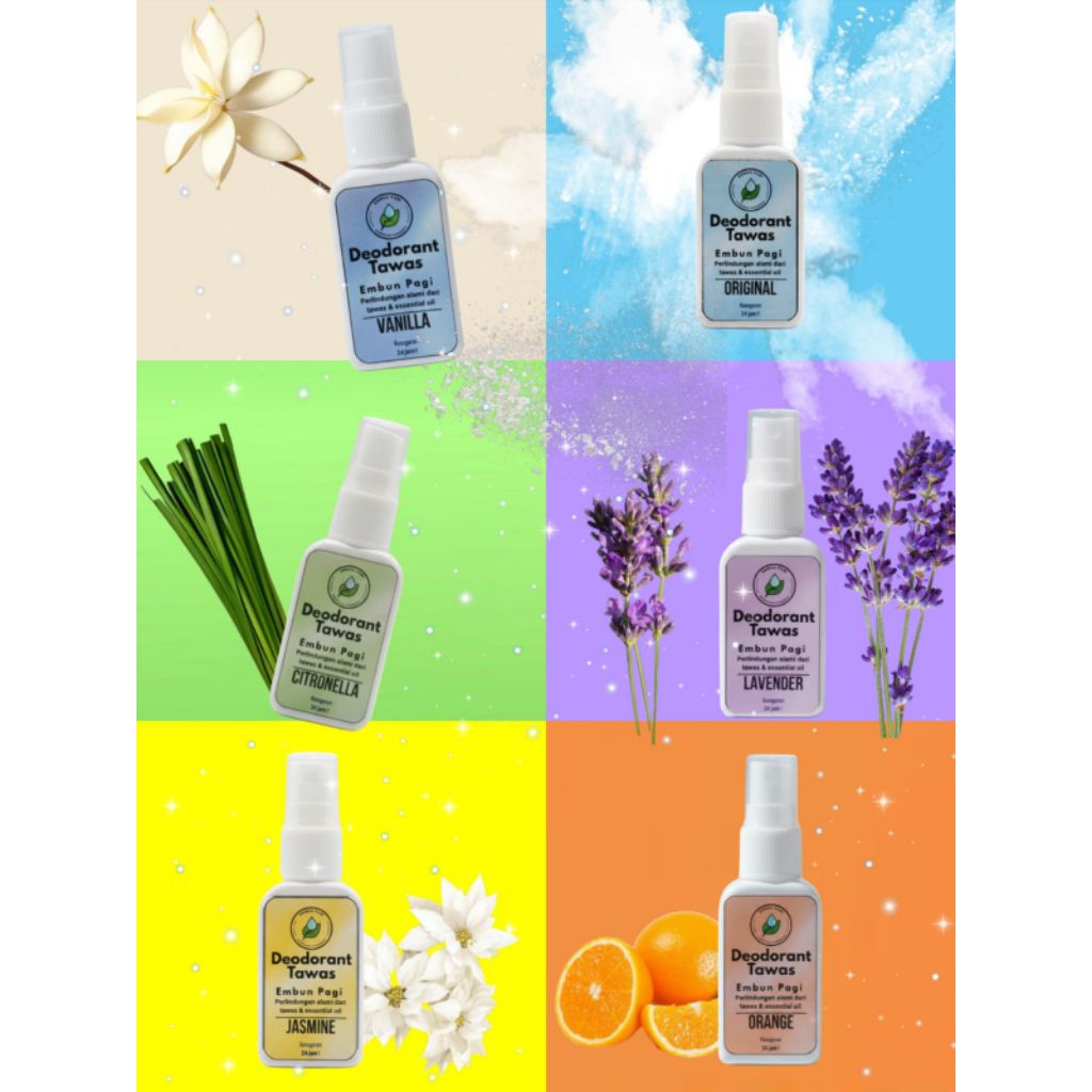 Embun pagi - tawas deodorant spray