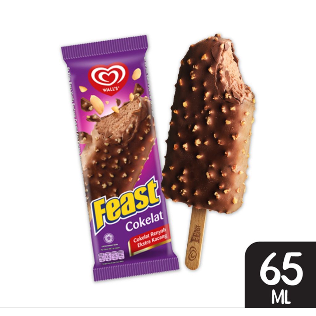 Es Krim Walls Feast Coklat 65 ml