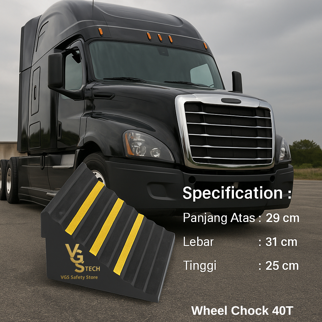 Wheel Chock Jumbo Wheel Chock Truk Anti Selip 40 Ton