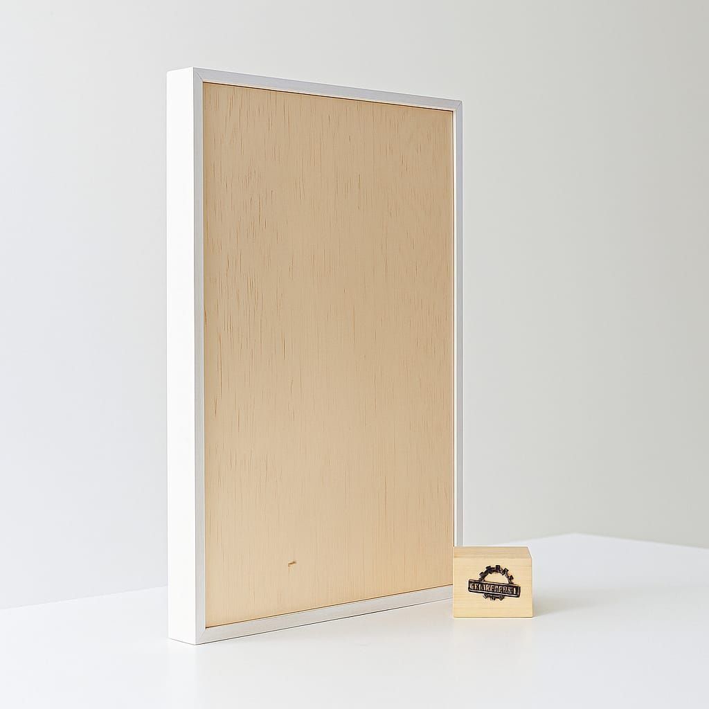 frame block/pitchblok/hiasan dinding 20cmx30cm bahan jati Belanda bonus Doble tipe