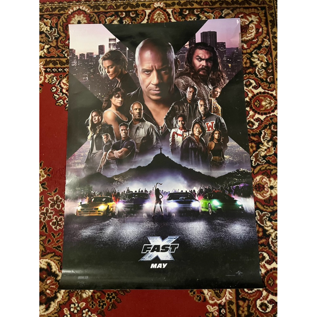 POSTER ORIGINAL MOVIE  POSTER FILM - FAST & FURIOUS X - EX BIOSKOP