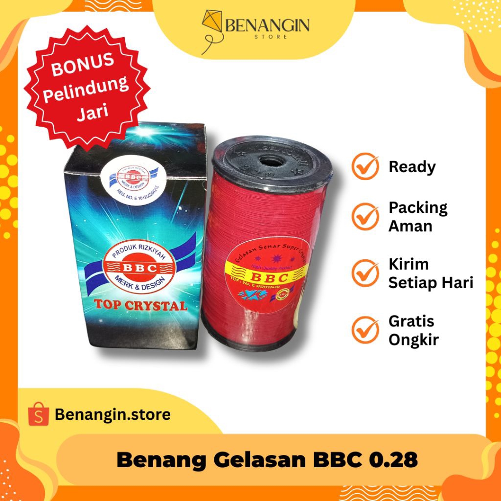 Benang Gelasan BBC 0.28 |Benang Layangan|