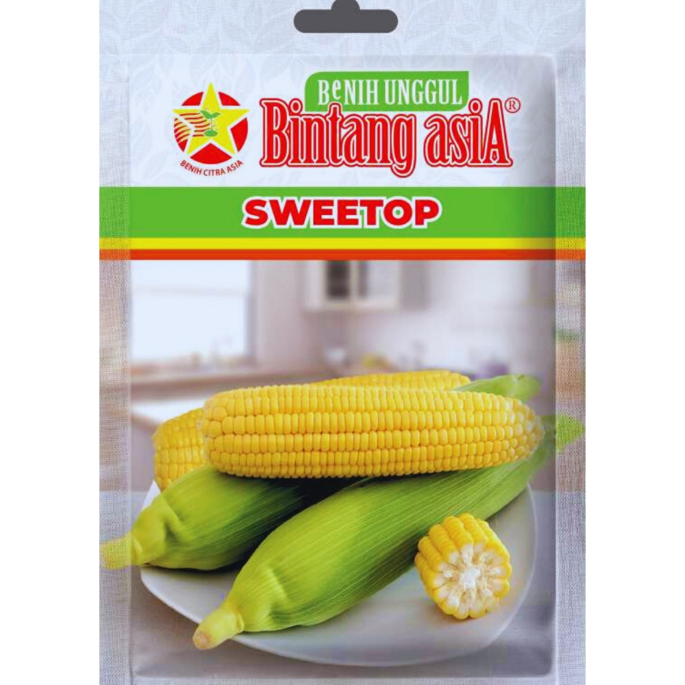 Benih Jagung Manis SWEETOP Cap Bintang Asia 20 GRAM