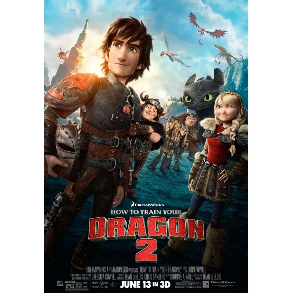 DVD HOW TO TRAIN YOUR DRAGON 2