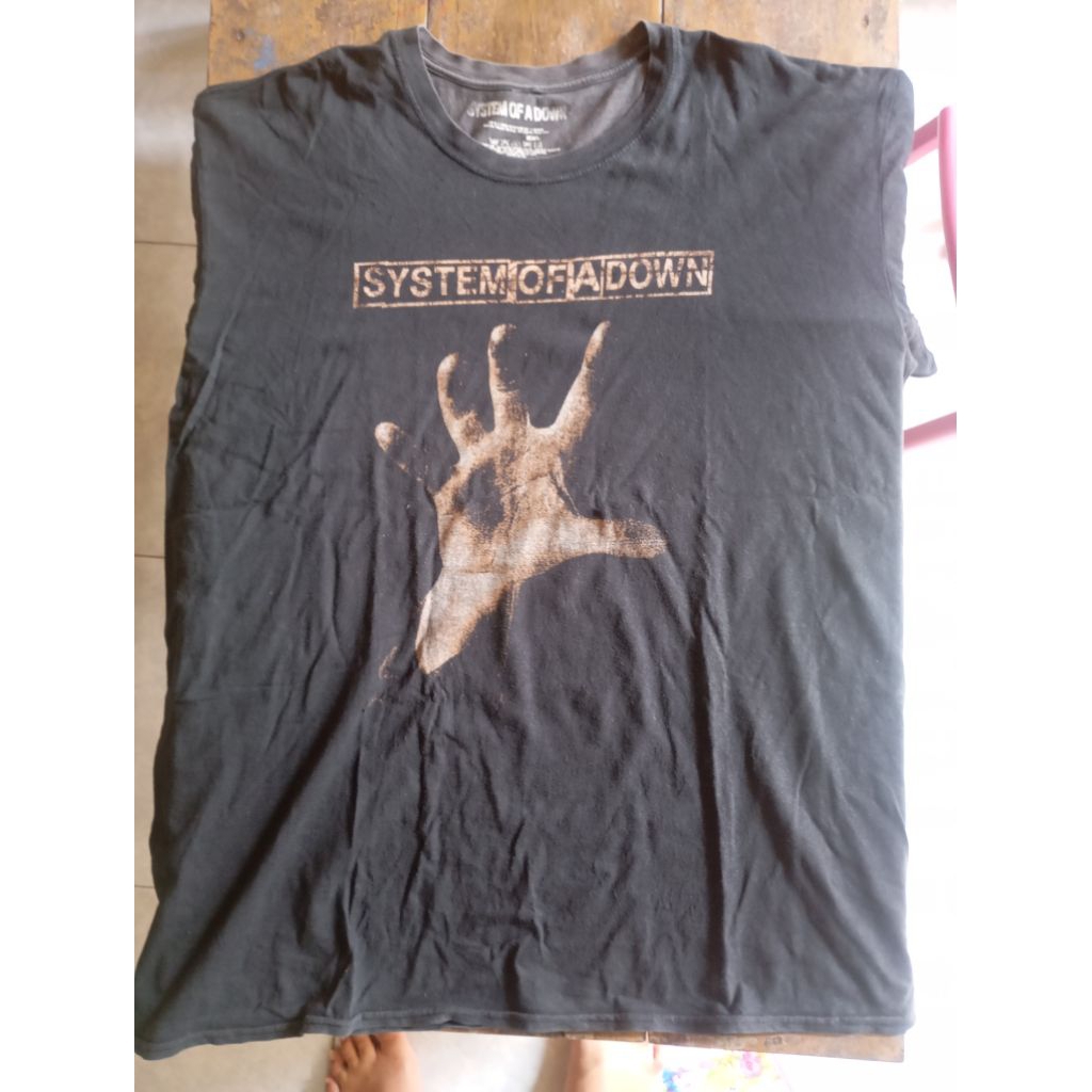 Kaos Band System Of A Down Original Tshirt Metal-XXL