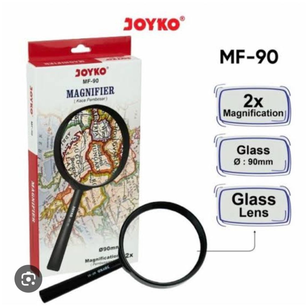 Kaca pembesar / Magnifier MF-60,MF-75,MF-90 Joyko Magnification 2x