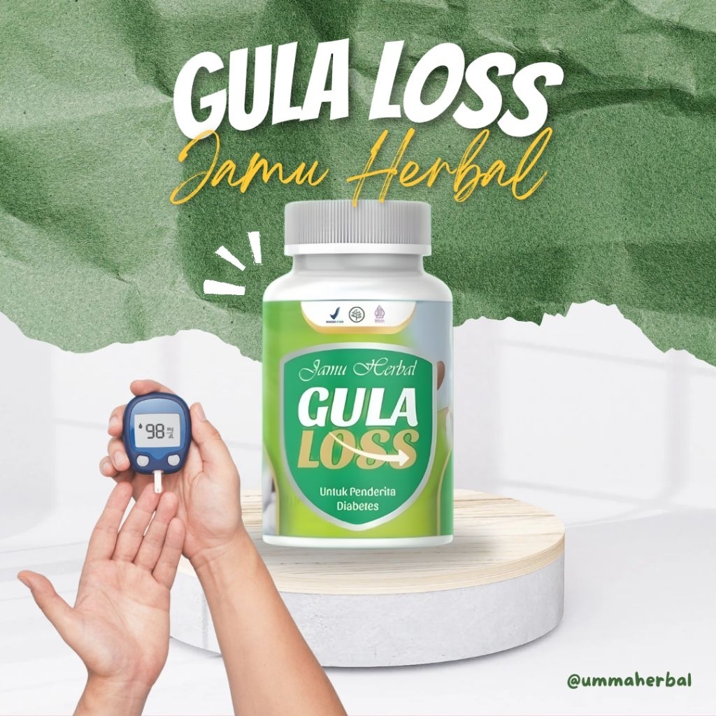 GULALOSS Herbal TCM Cina | Obat Diabetes Alami Atasi Gula Darah & Luka Diabet ⚠️
