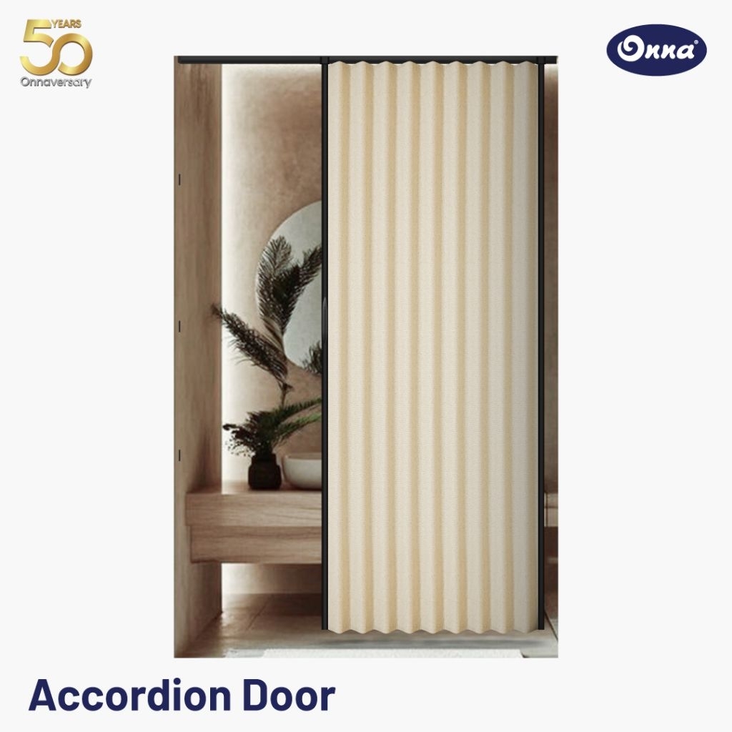 ONNA Accordion Door Pintu Lipat Folding Door Partisi Penyekat Ruangan Minimalis Modern