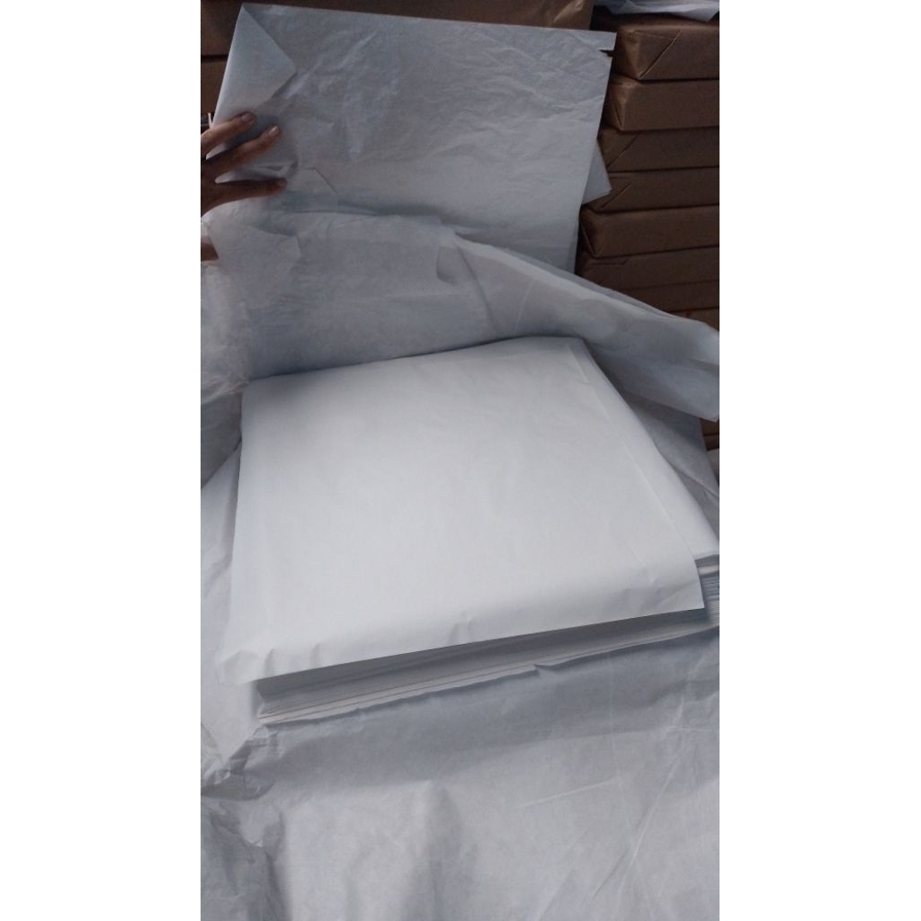 70 LEMBAR BAHAN KERTAS LAYANG-LAYANG PUTIH POLOS(BUKAN LAYANG-LAYANG JADI) UKURAN 58 CM