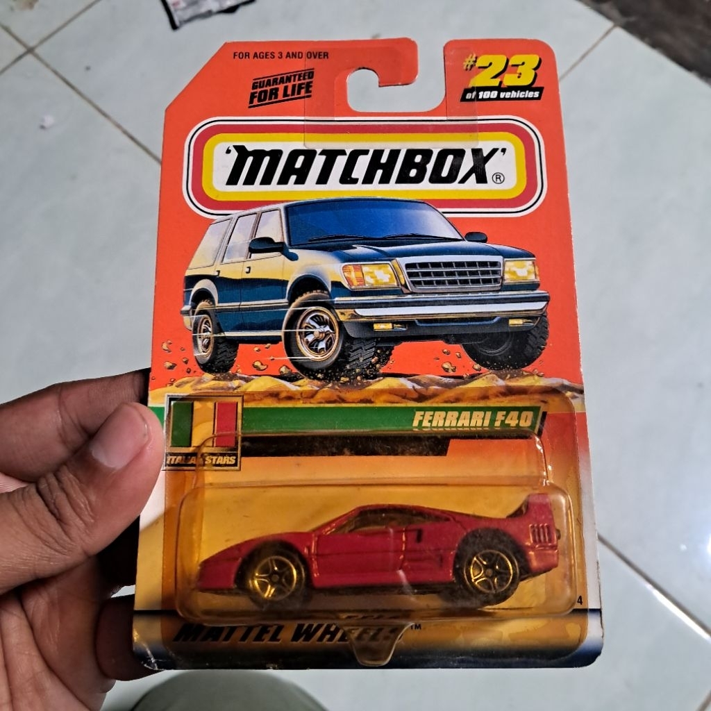 matchbox ferrari f40 made in china