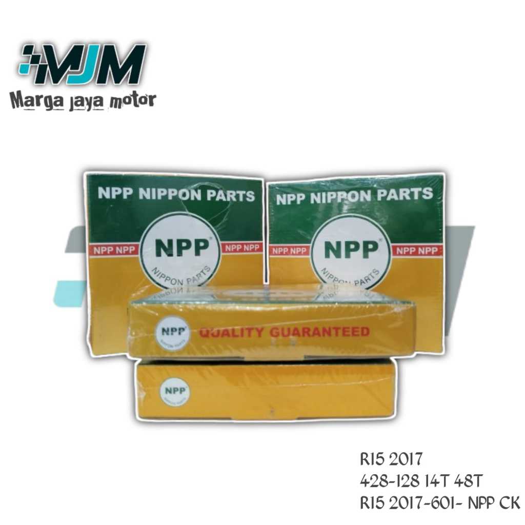 Gear Set + Rantai NPP R15 V3 XSR 155 MT-15 Vixion New LED