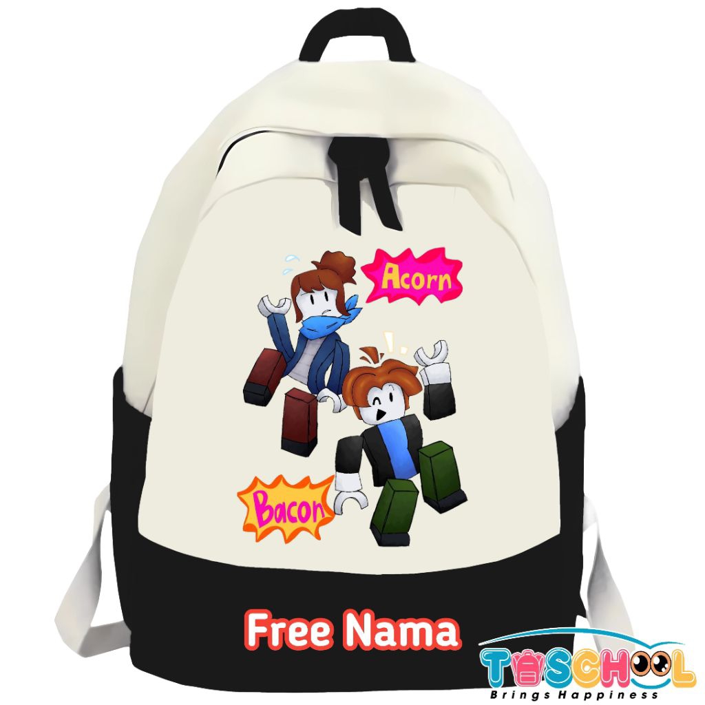 TAS RANSEL ANAK BACON ACORN ROBLOX FREE NAMA