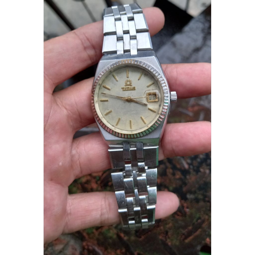 jam tangan lawas titus otomatis rare vintage