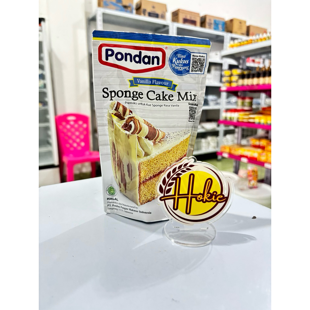 Pondan Sponge Cake Instant Vanila Coklat Pandan Kukus Panggang 200gr Enak Mudah
